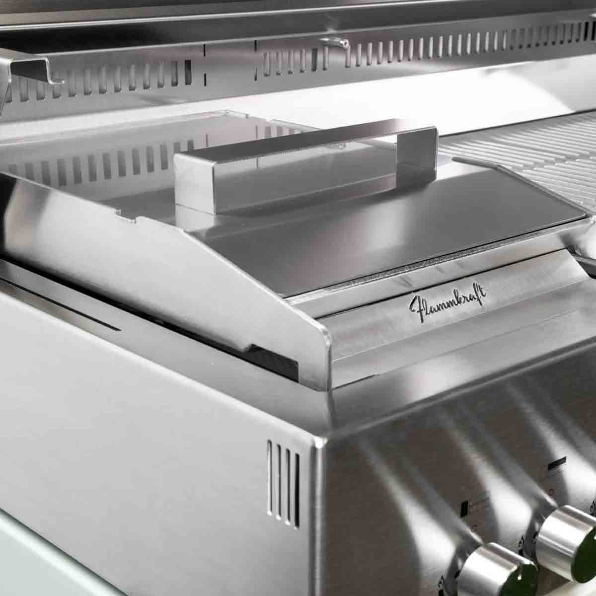 Flammkraft Edelstahl Plancha für Block D Gen. 4