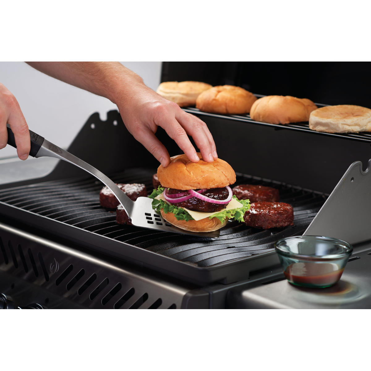 Napoleon 4-teiliges President's Limited Edition Grillbesteck, Grillwender Napoleon 4-teiliges President's Limited Edition Grillbesteck, Grillwender