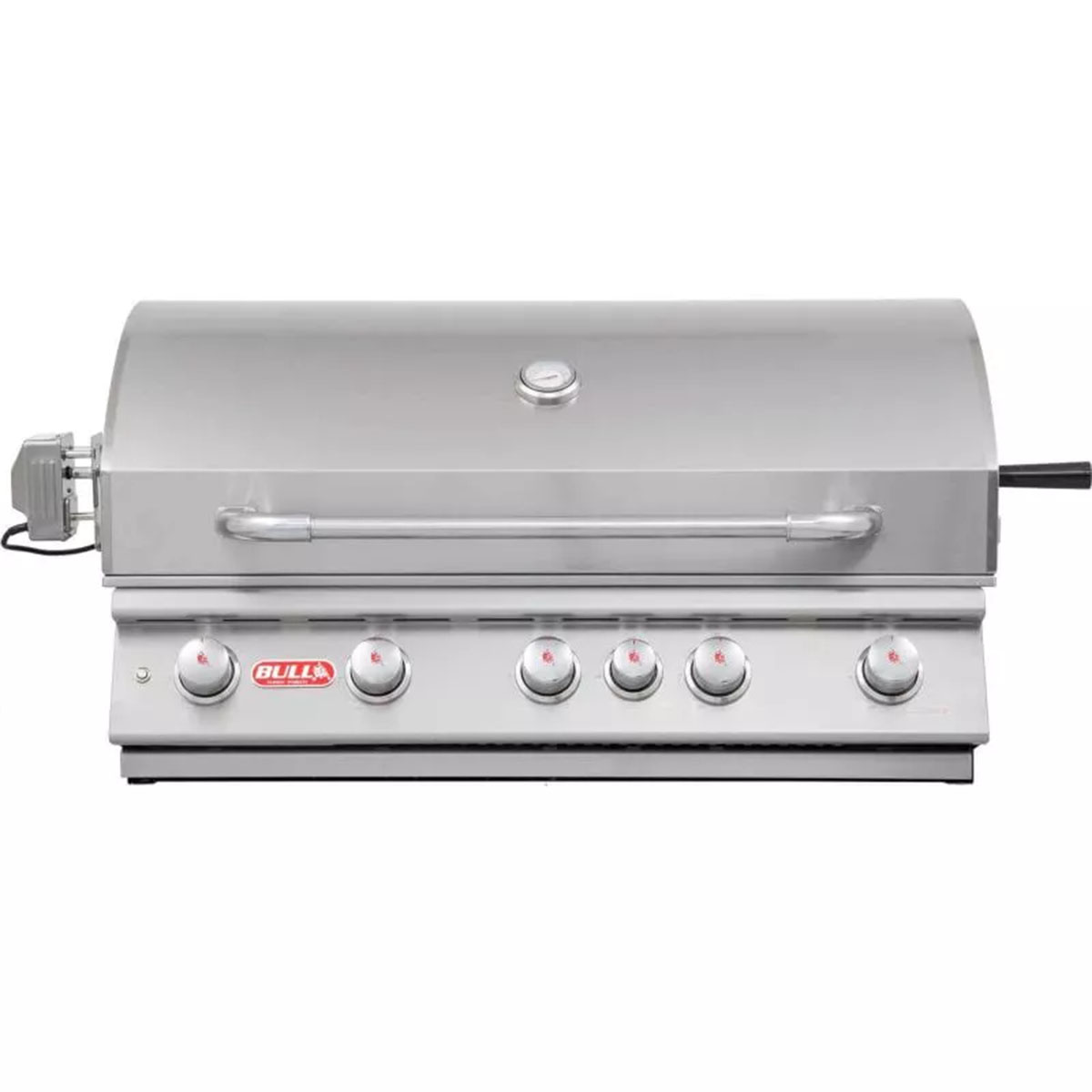 Bull Brahma Einbau Gasgrill | 5 Brenner | Edelstahl | Infrarot Heckbrenner & Rotisserie
