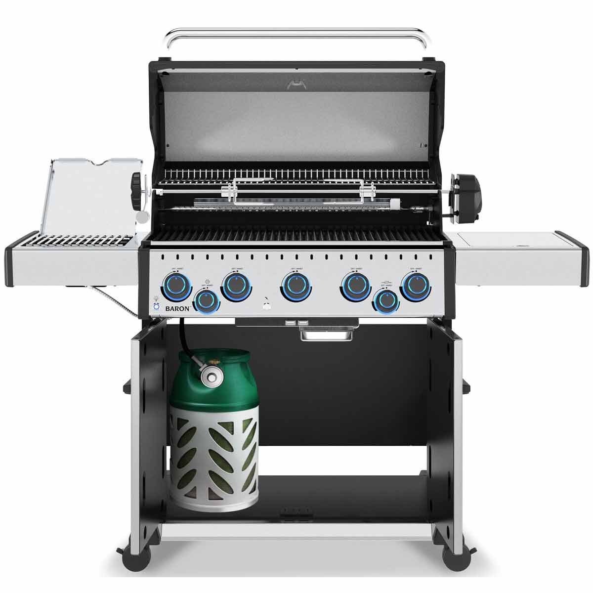 Broil King Baron S 590 IRX Gasgrill Edelstahl inkl. Drehspieß