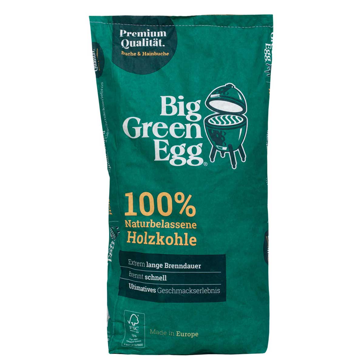 Big Green Egg Holzkohle 9 kg – 100% naturbelassen | 3er Pack