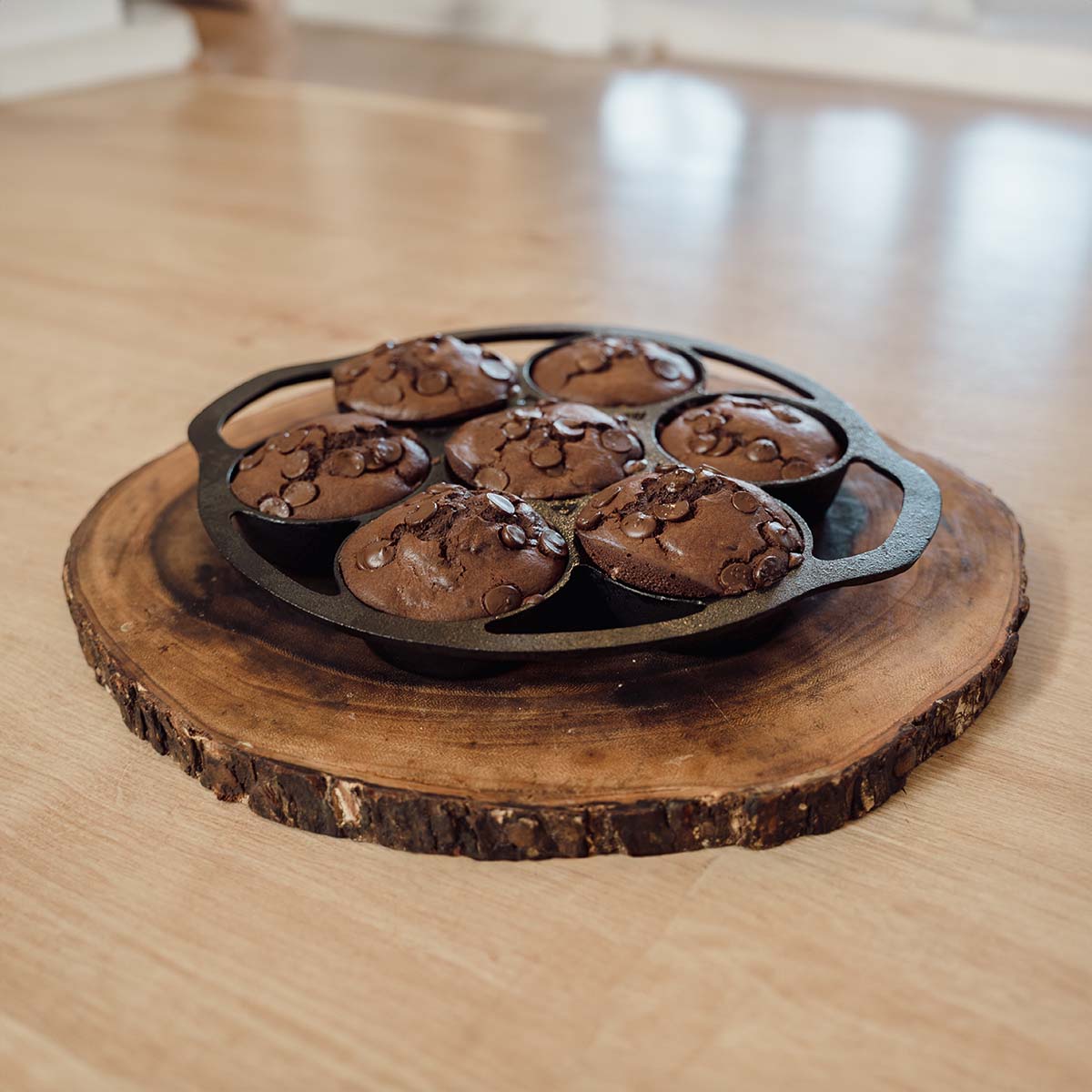 SANTOS Muffinform Gusseisen für 7 Muffins SANTOS Muffinform Gusseisen für 7 Muffins