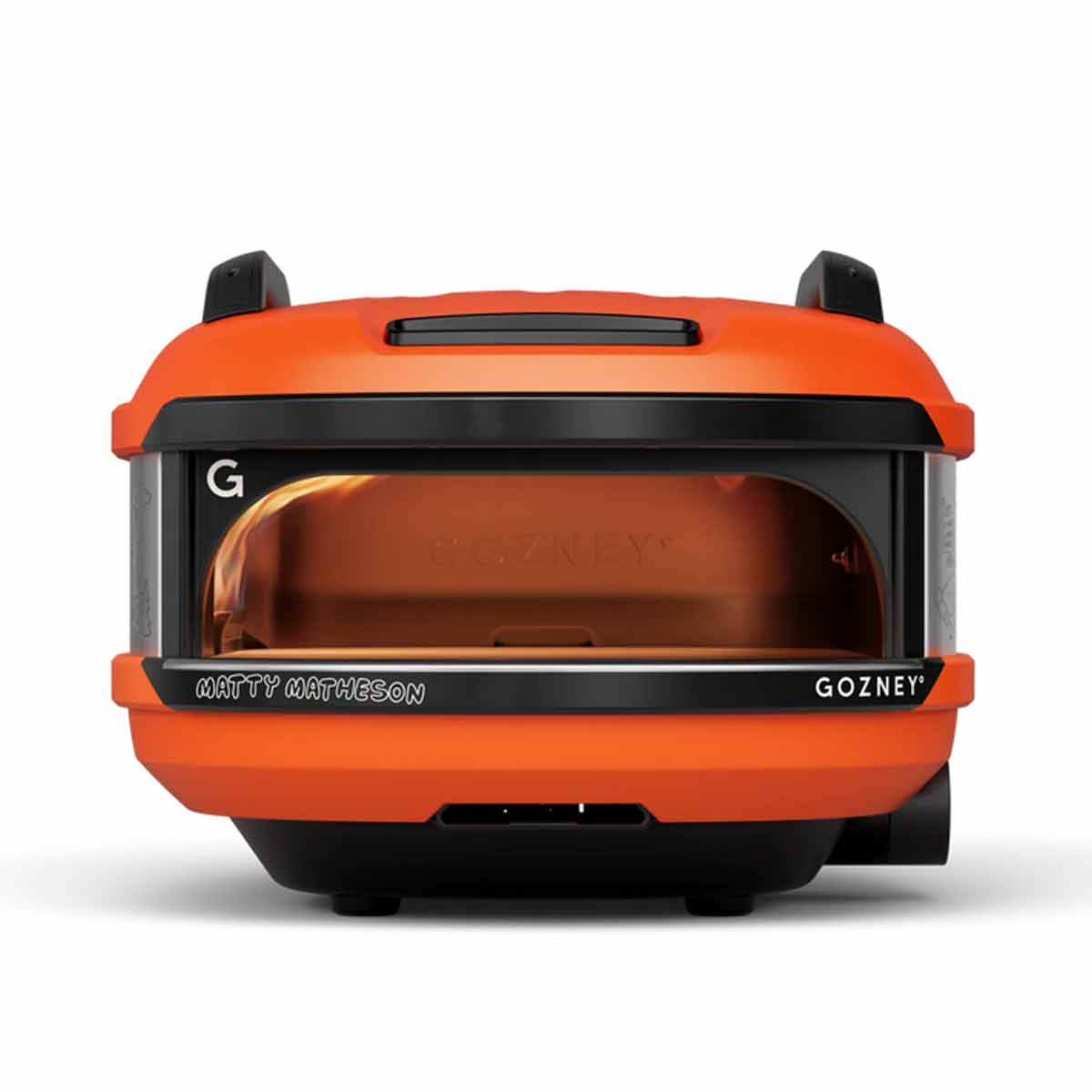 Gozney Tread Pizzaofen in der Matty Matheson Edition, Frontalansicht Gozney Tread Pizzaofen in der Matty Matheson Edition, Frontalansicht