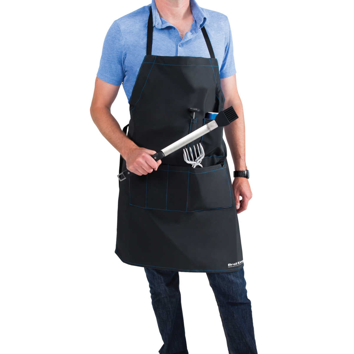Grillschürze mit Taschen