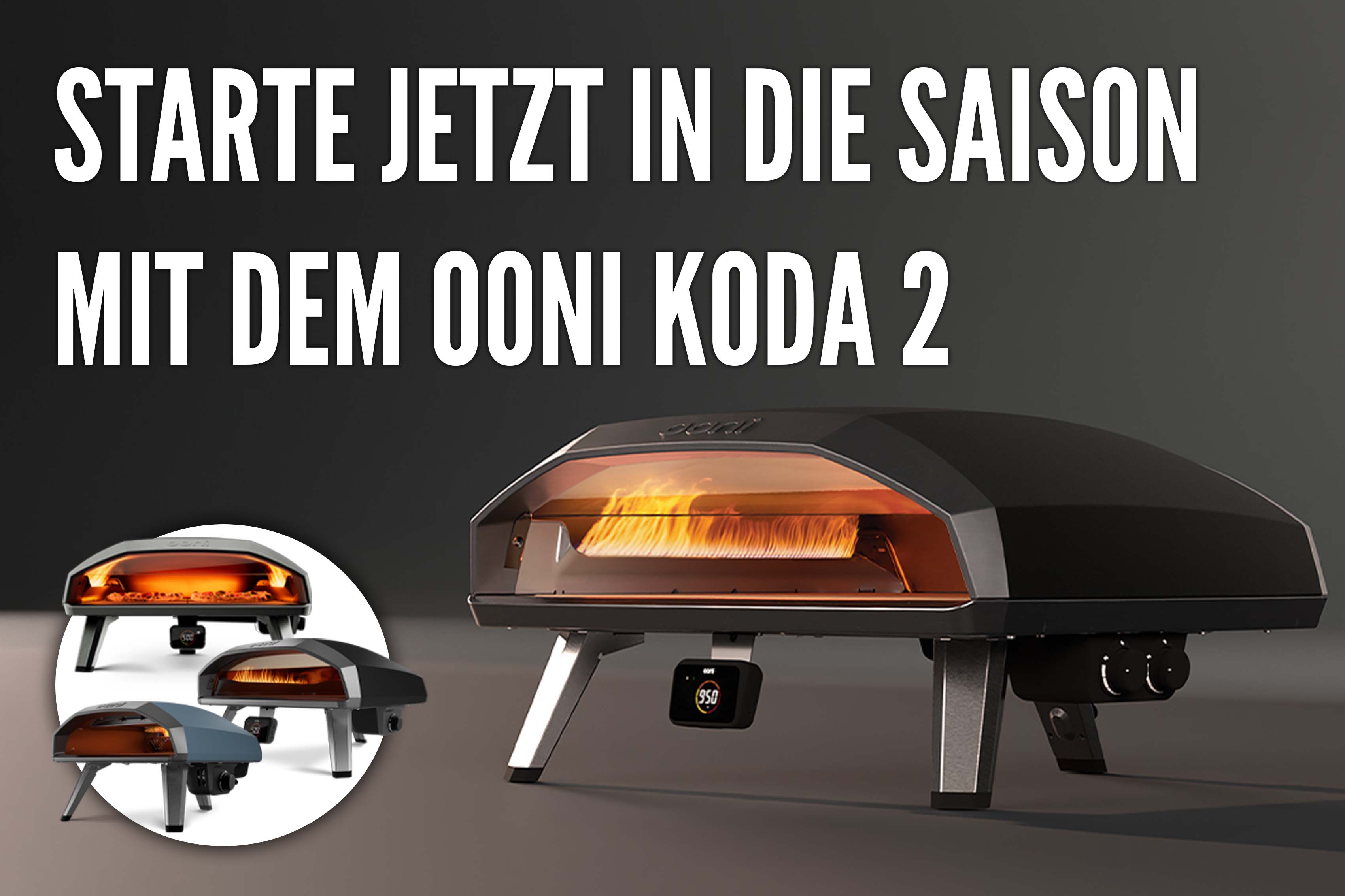 Entdecke die Ooni Koda 2 Range bei SANTOS - 3 Pizzaöfen in drei Größen. Jetzt entdecken!