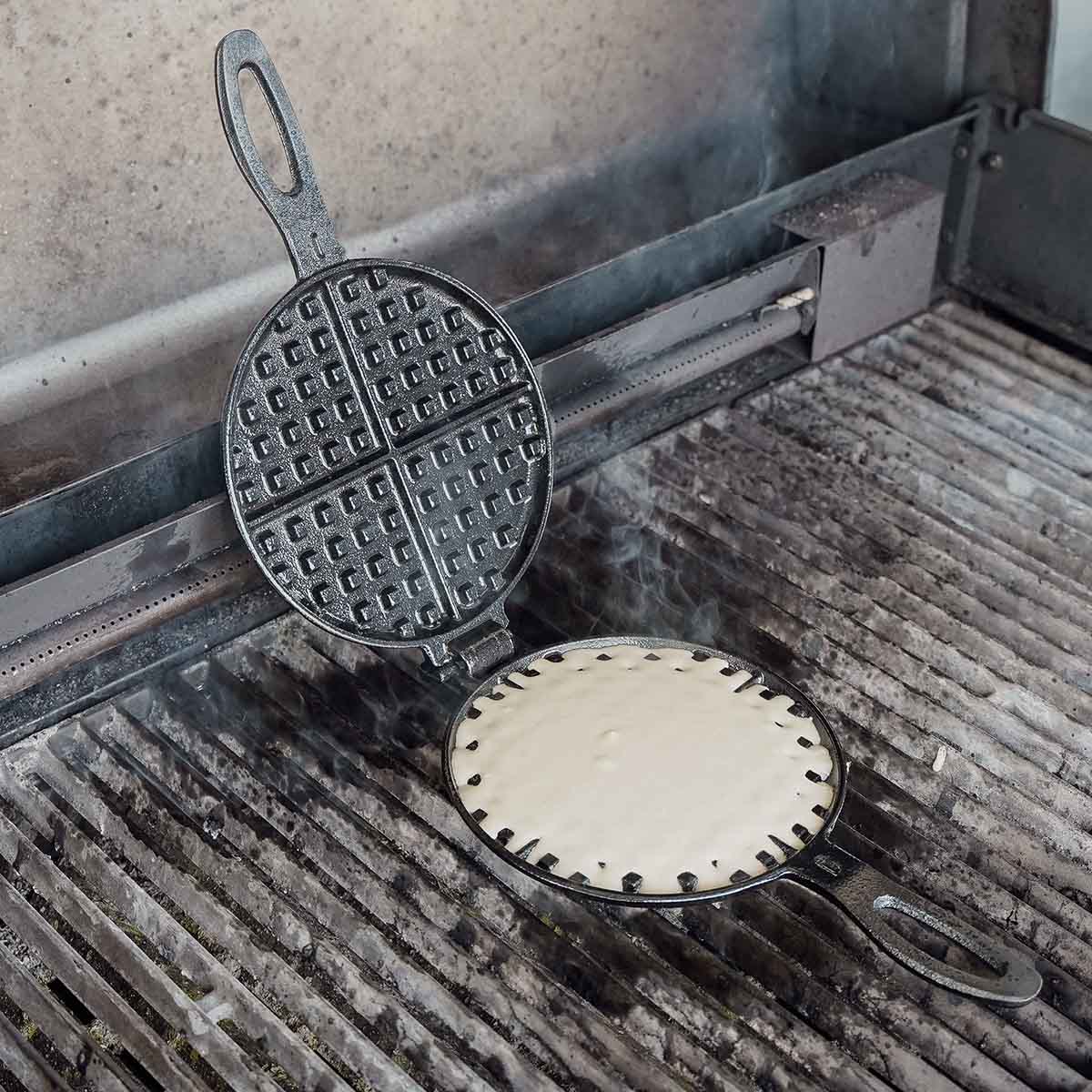 SANTOS Waffeleisen aus Gusseisen Ø 16,5 cm