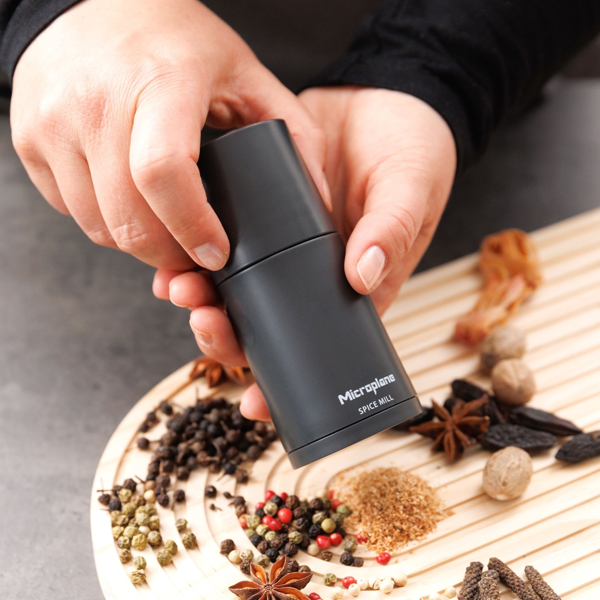 MIC-Gewürzmühle COLOR EDITION Anthrazit Grau