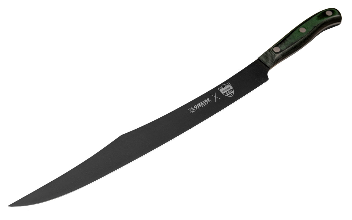 Big Green Egg Wildfire x Giesser Slicer – Premium-Tranchiermesser mit 31 cm DLC-Klinge