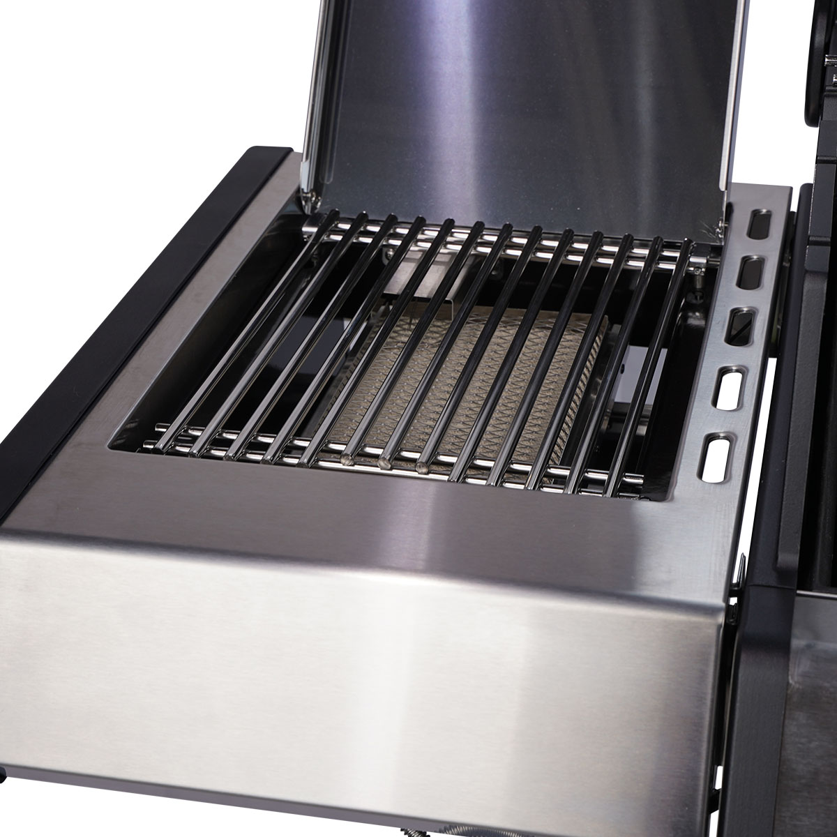 SANTOS S-318 Pro Edelstahl | Seiten- & Heckbrenner