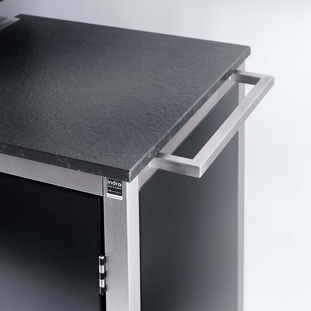 INDRA BLACKLINE Gasgrillstation Napoleon Pro 665 | inkl. Drehspieß Seitlicher Griff Edelstahl