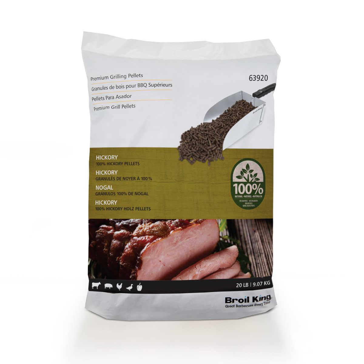 Broil King Hickory BBQ Holzpellets | 9,07 kg