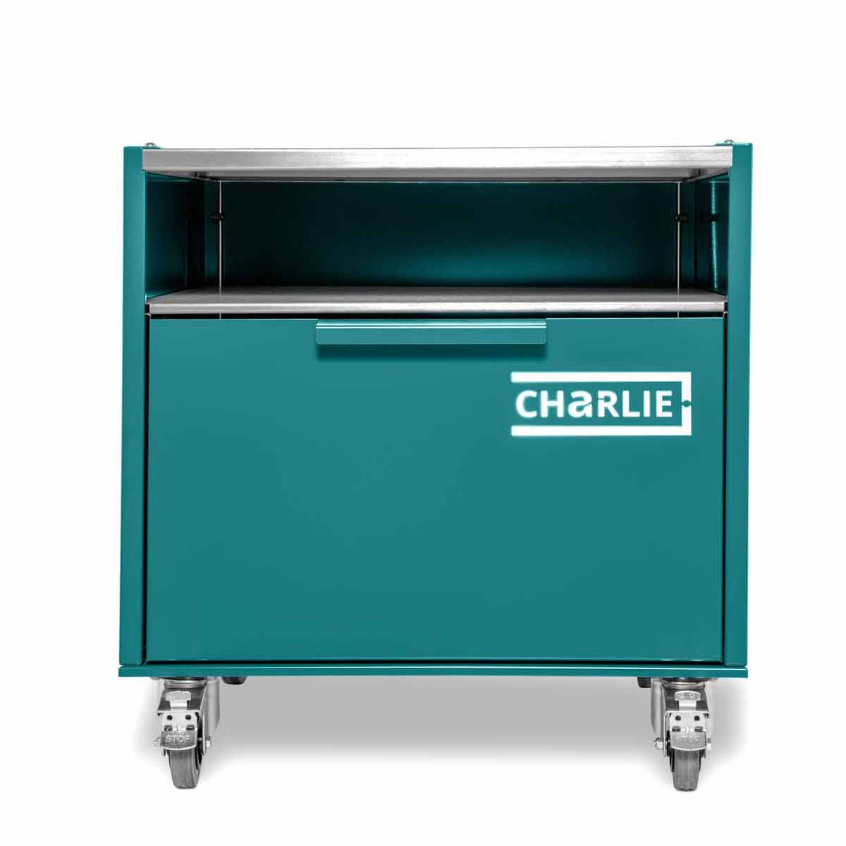 Charlie Base Cabinet, Teal Duck