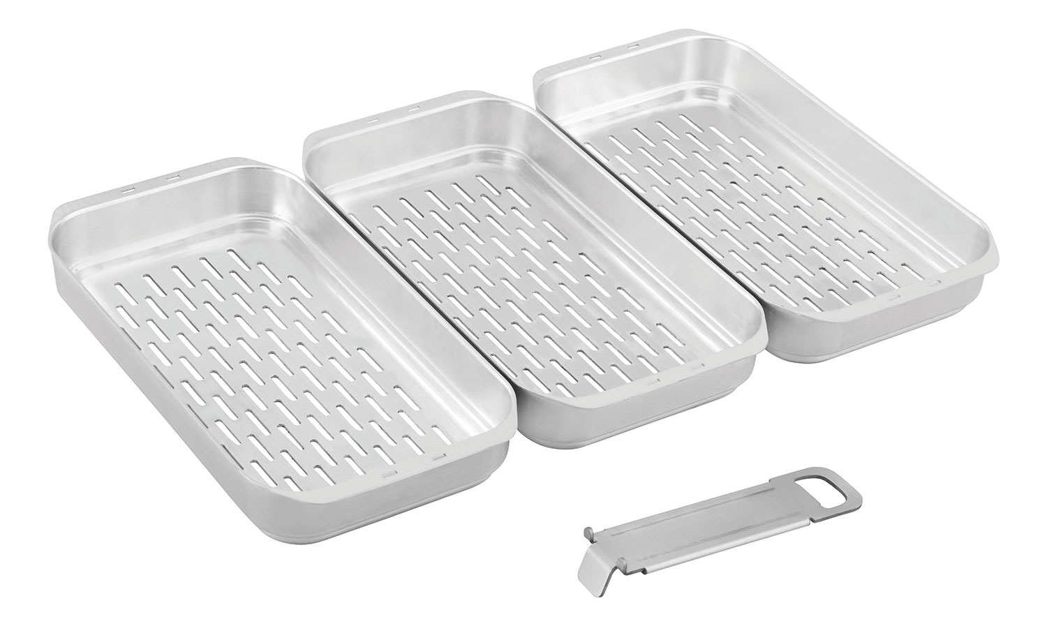 Enders Edelstahl-Grillpfanne inkl. Schalen – Vielseitige Plancha für Urban II- und Explorer II-Serie