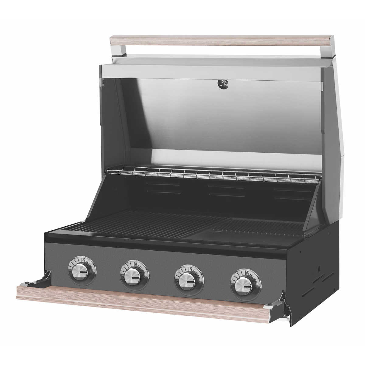 BeefEater 1500 Serie Einbaugrill mit 4 Brennern inkl. Seitenbrenner