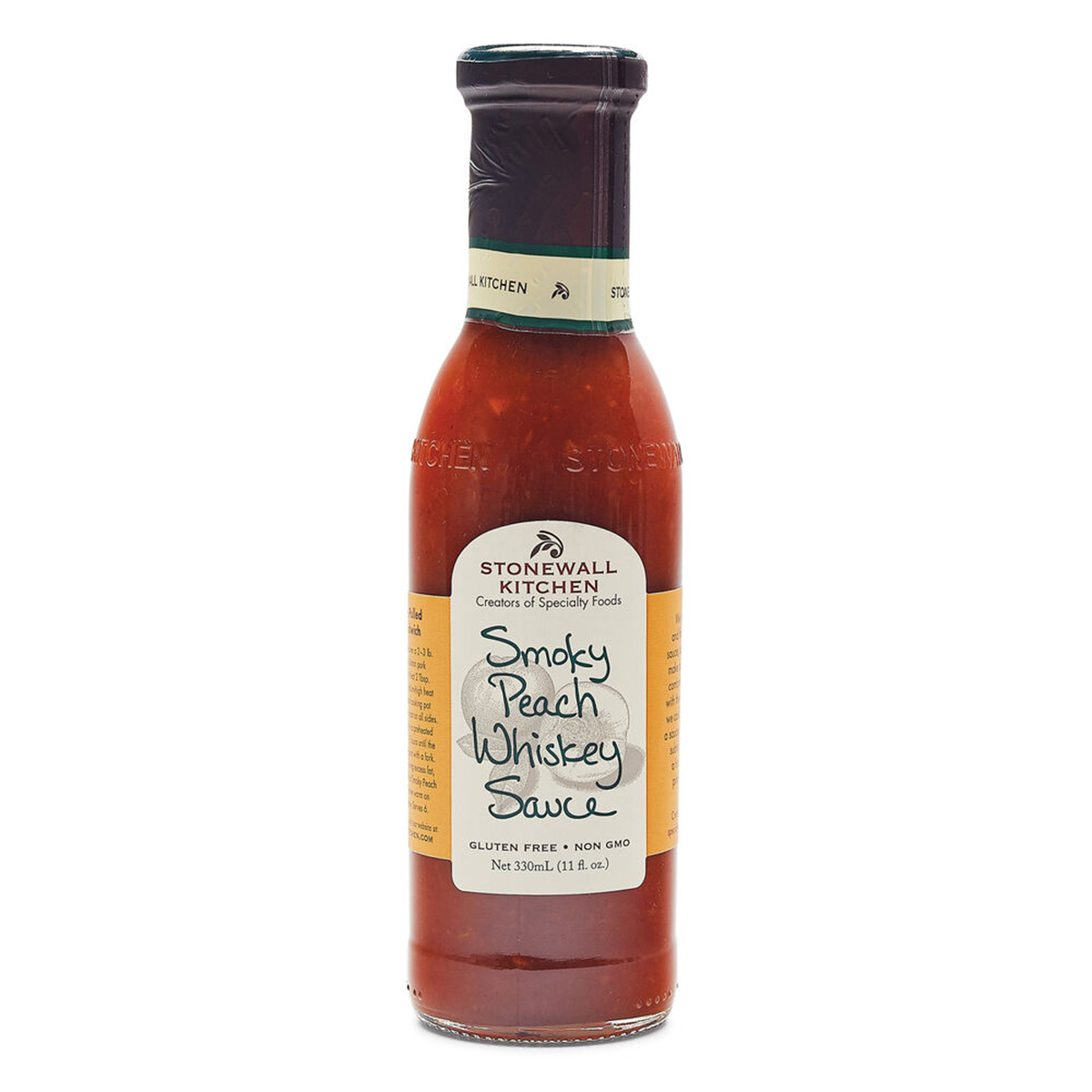 Stonewall Kitchen | Smokey Peach Whiskey Sauce | 330 ml