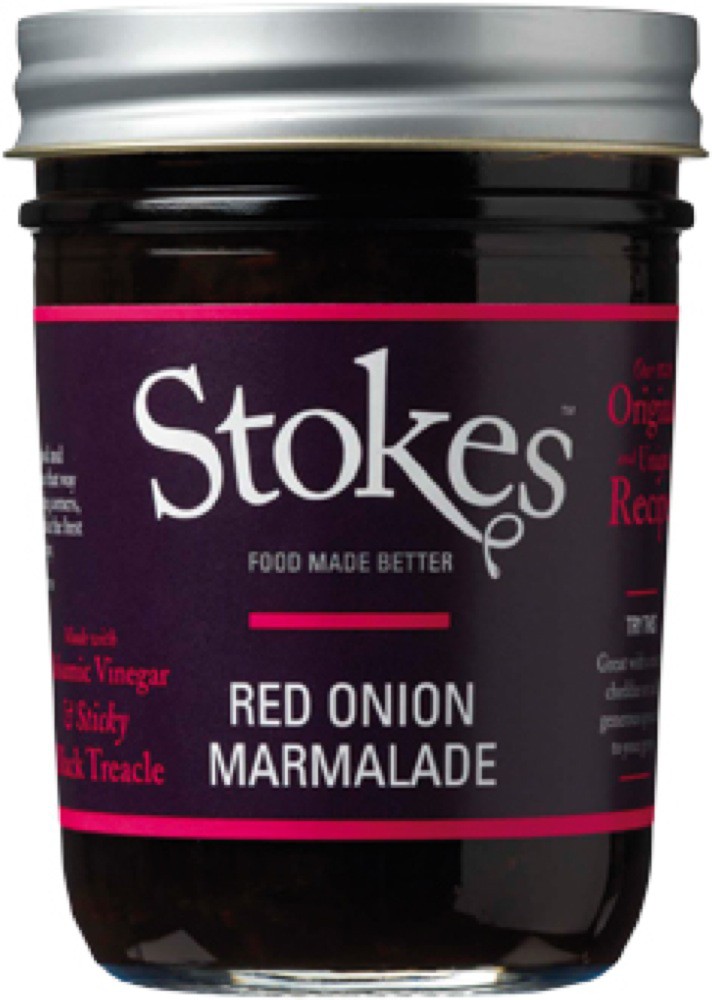 Stokes Red Onion Marmalade 265 g – Süß-würzige Zwiebelmarmelade mit Balsamico