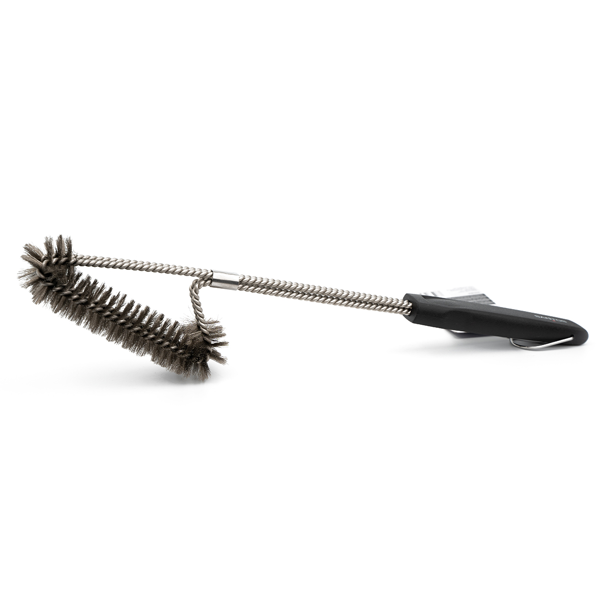SANTOS 2-Kopf Grillbürste Edelstahl 45 cm