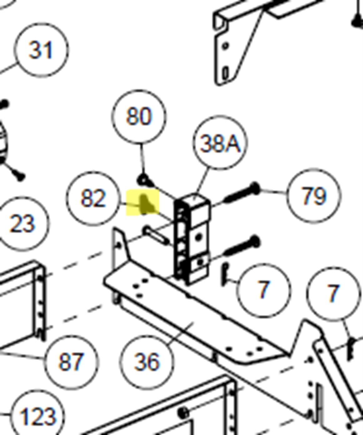 Broil King Unterwagen Verbindungspin VERS. SERIEN Broil King Unterwagen Verbindungspin VERS. SERIEN