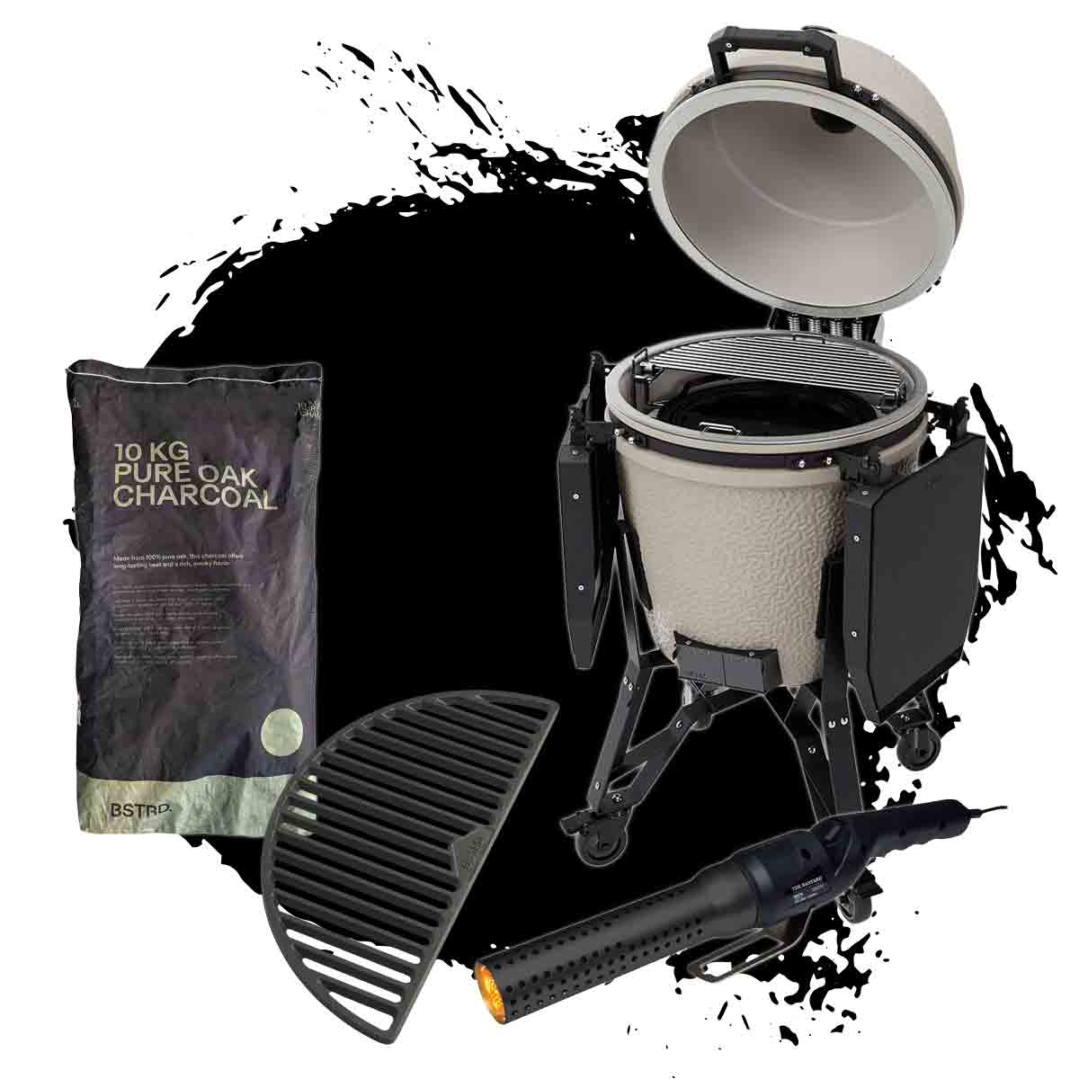 BSTRD. Pro Large Kamado Desert Sand | Fire & Flavor Bundle