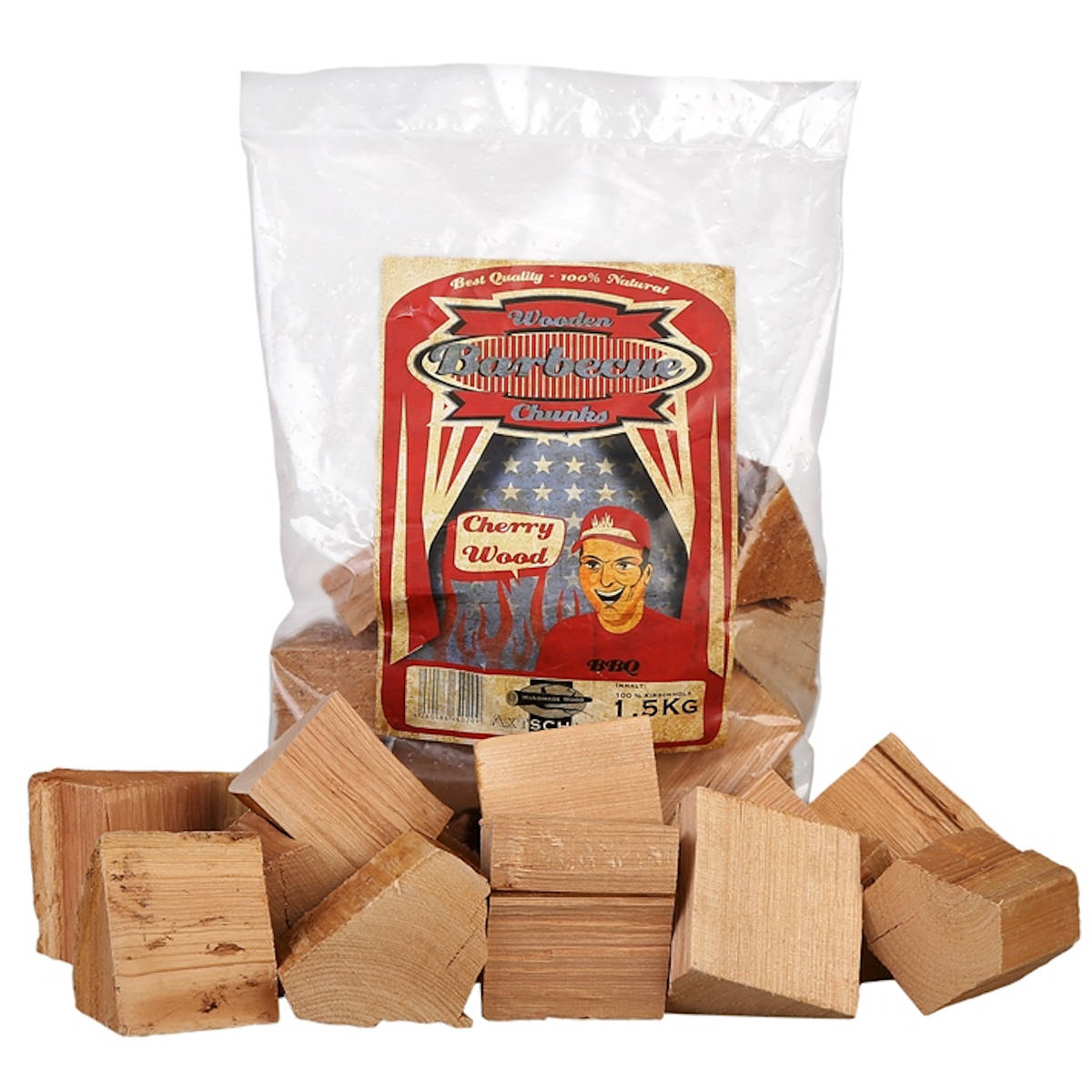 Axtschlag Wood Chunks Kirsche, 1,5 kg Axtschlag Wood Chunks Kirsche, 1,5 kg