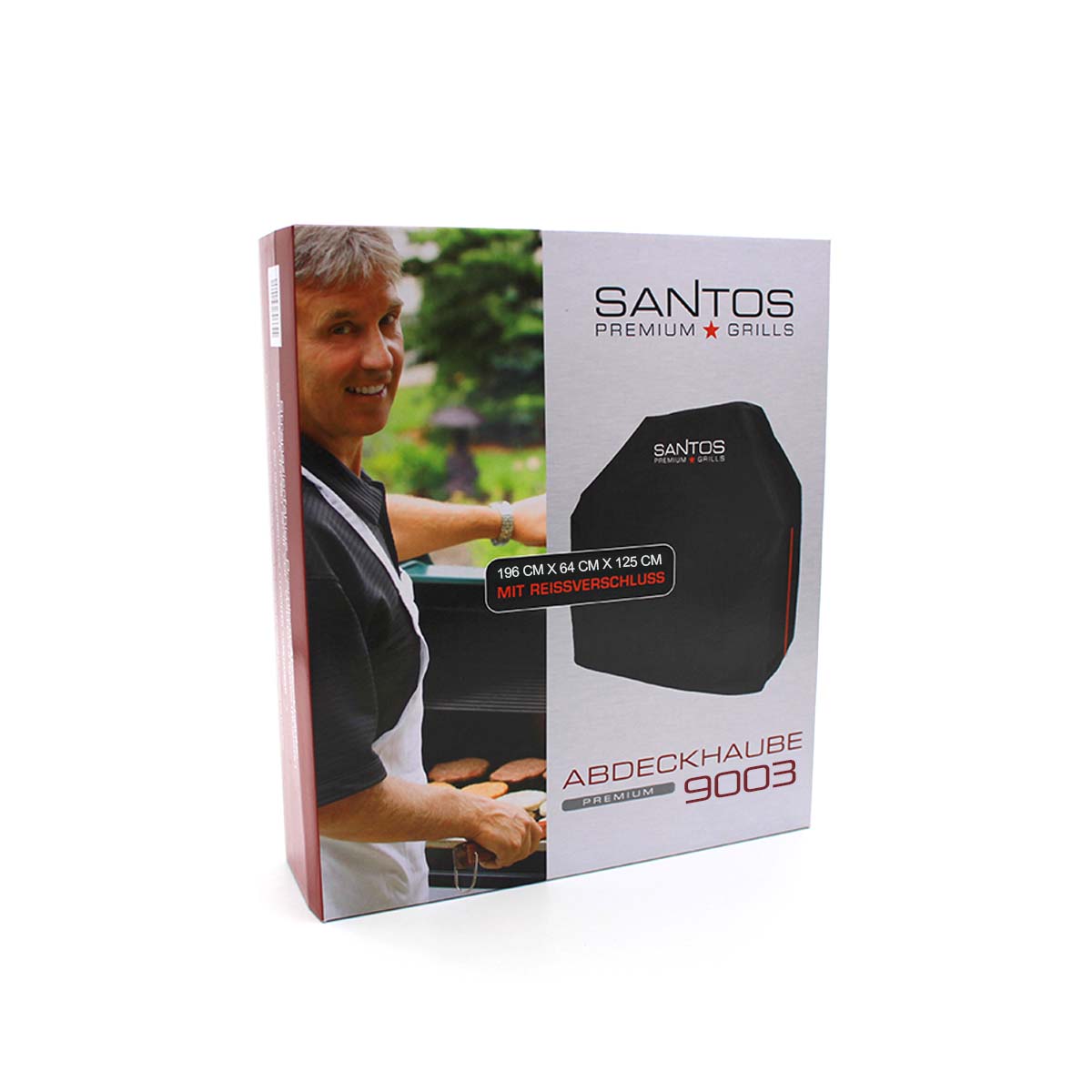 SANTOS Grill Abdeckhaube, PVC / Polyester, 196 x 64 x 125 cm SANTOS Grill Abdeckhaube, PVC / Polyester, 196 x 64 x 125 cm