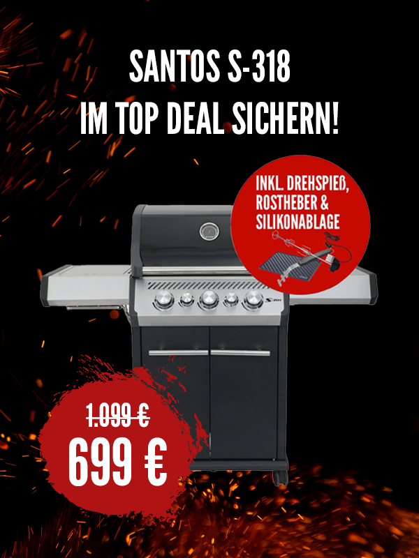 SANTOS S-318 inkl. Zubehör für 699 € sichern!