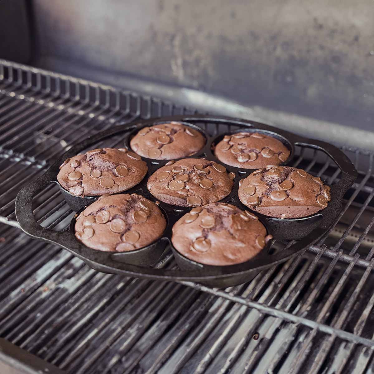 SANTOS Muffinform Gusseisen für 7 Muffins SANTOS Muffinform Gusseisen für 7 Muffins