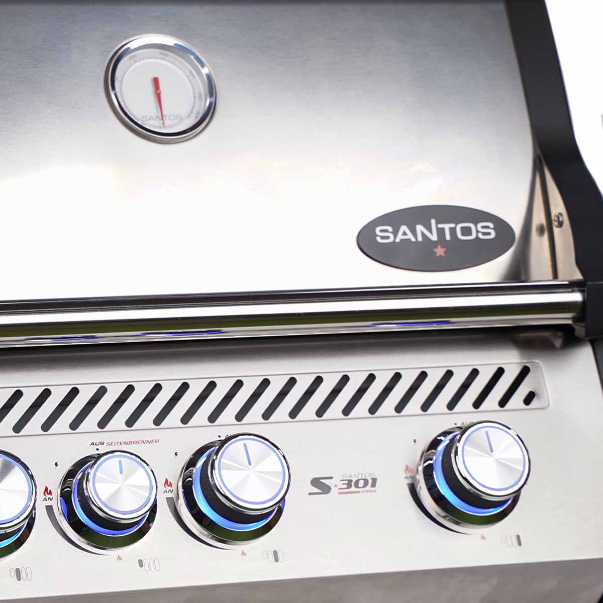 SANTOS S-301 Pro Edelstahl | Seitenkocher