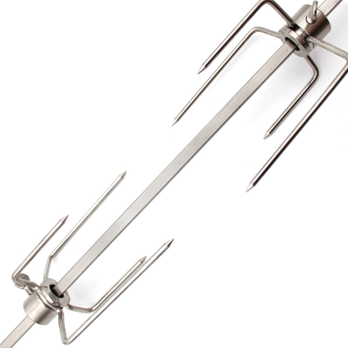 SANTOS Drehspieß Set für Kugelgrill (Ø 57 cm) Edelstahl SANTOS Drehspieß Set für Kugelgrill (Ø 57 cm) Edelstahl