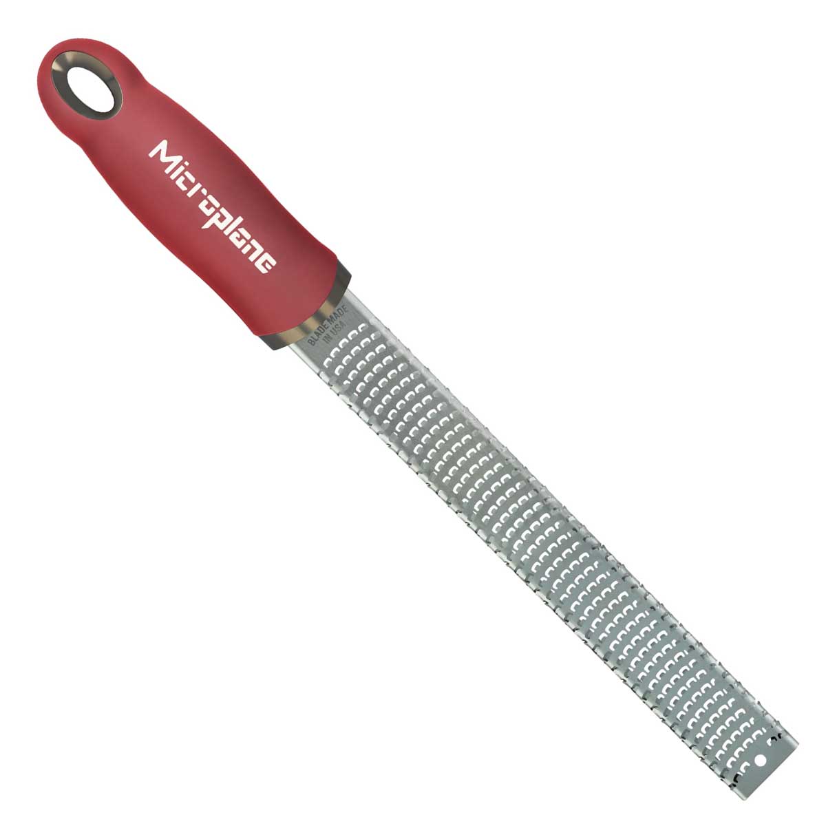 Microplane Premium Reibe / Zester, Granatapfelrot Microplane Premium Reibe / Zester, Granatapfelrot