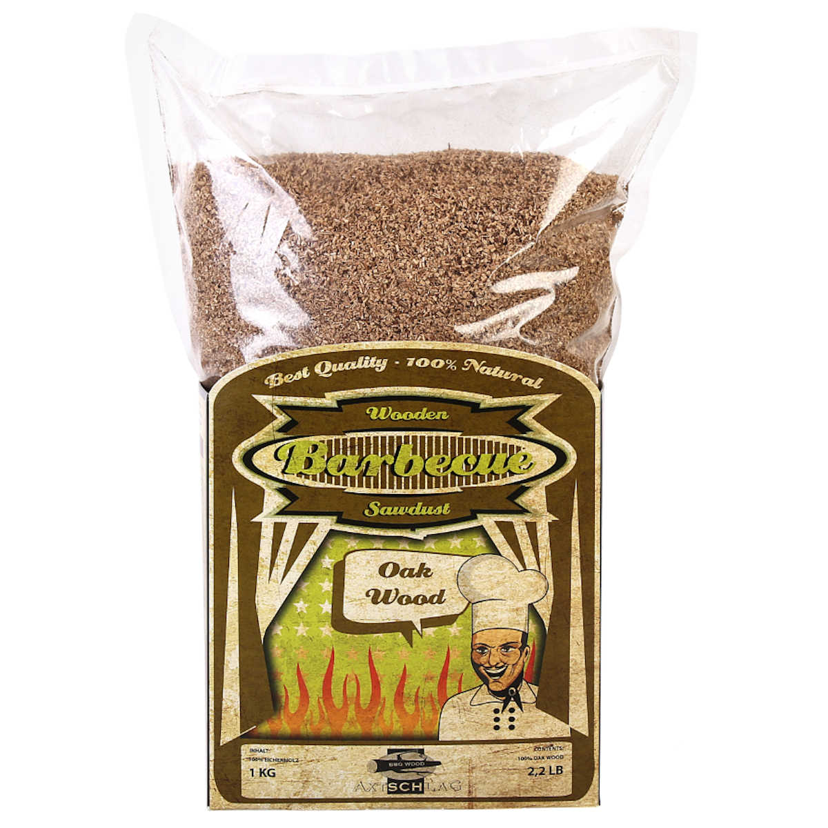 Axtschlag Sawdust Oak Wood, 1 kg Axtschlag Sawdust Oak Wood, 1 kg
