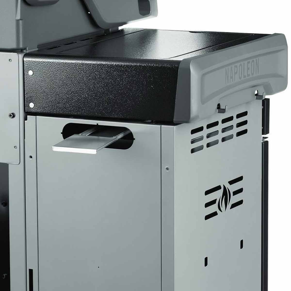 Napoleon Rogue Pro Seitenschrank, schwarz glänzend Napoleon Rogue Pro Seitenschrank, schwarz glänzend, Rückansicht
