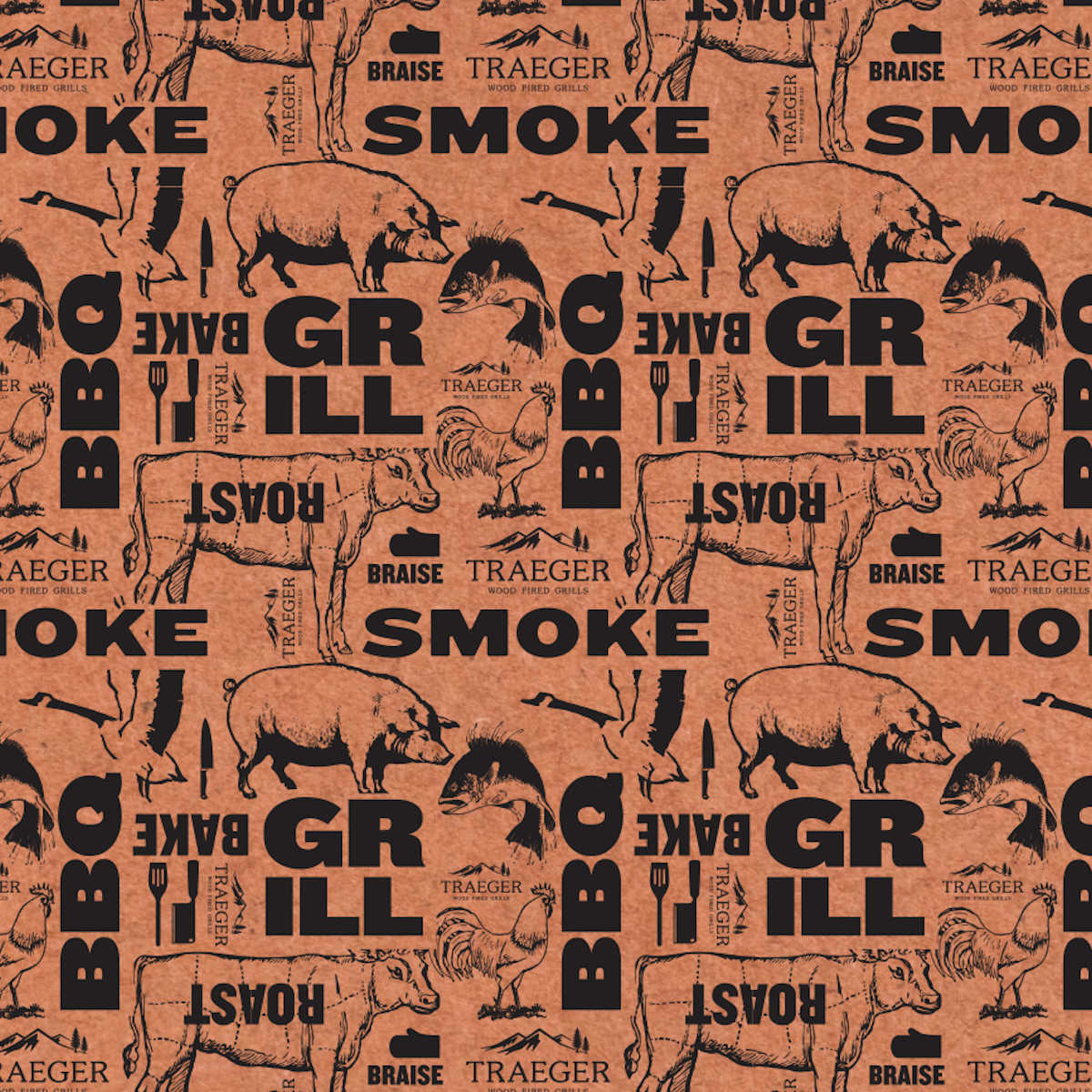 Traeger & Oren BBQ Pink Butcher Paper Rolle, ca. 45,7 x 4500 cm Traeger & Oren BBQ Pink Butcher Paper Rolle, ca. 45,7 x 4500 cm