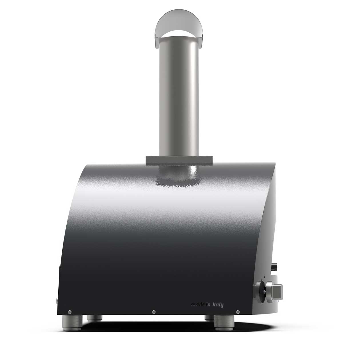 Alfa Forni Gas Pizzaofen Moderno | 3 Pizze | Schiefergrau | Hybrid