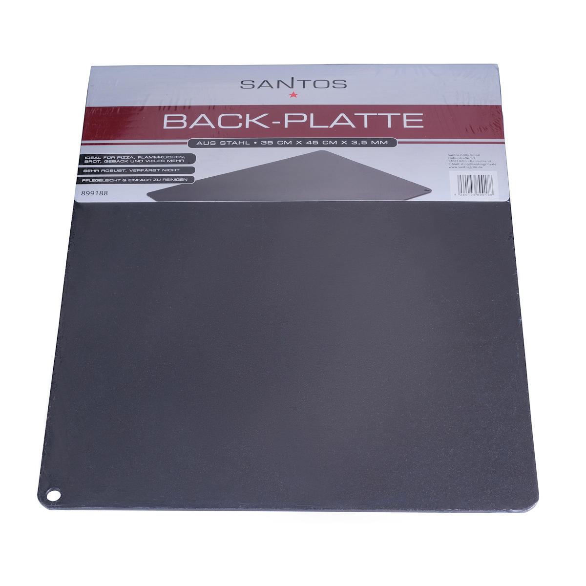 Santos Backplatte Pizza und Co. 35 x 45 cm Santos Backplatte Pizza und Co. 35 x 45 cm