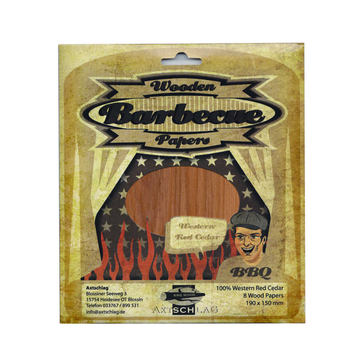 Axtschlag Wood Papers Western Red Cedar, 19 x 15 cm Axtschlag Wood Papers Western Red Cedar, 19 x 15 cm