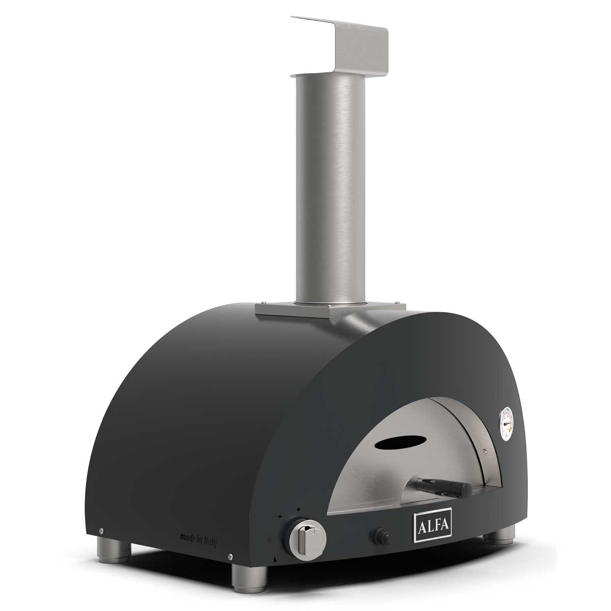 Alfa Forni Gas Pizzaofen Moderno 1 Pizza Schiefergrau | Hybrid Alfa Forni Gas Pizzaofen Moderno 1 Pizza Schiefergrau | Hybrid