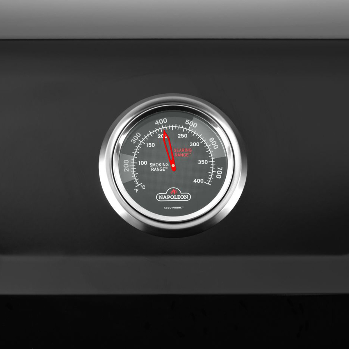 Napoleon Freestyle 425 in Schwarz, Deckelthermometer