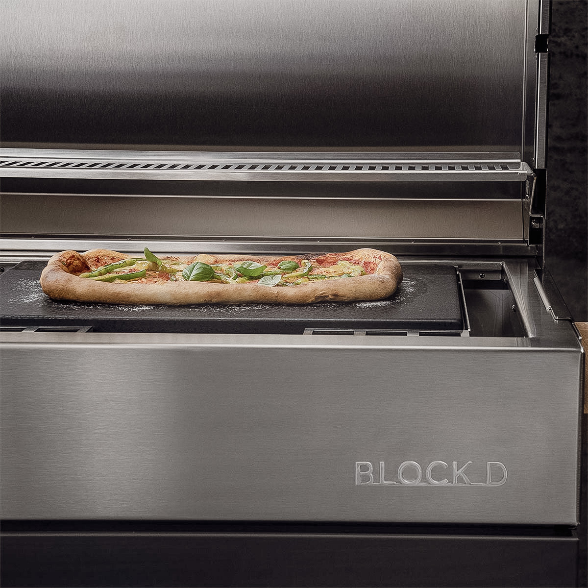 Flammkraft Pizza- und Grillstein für Block Ds