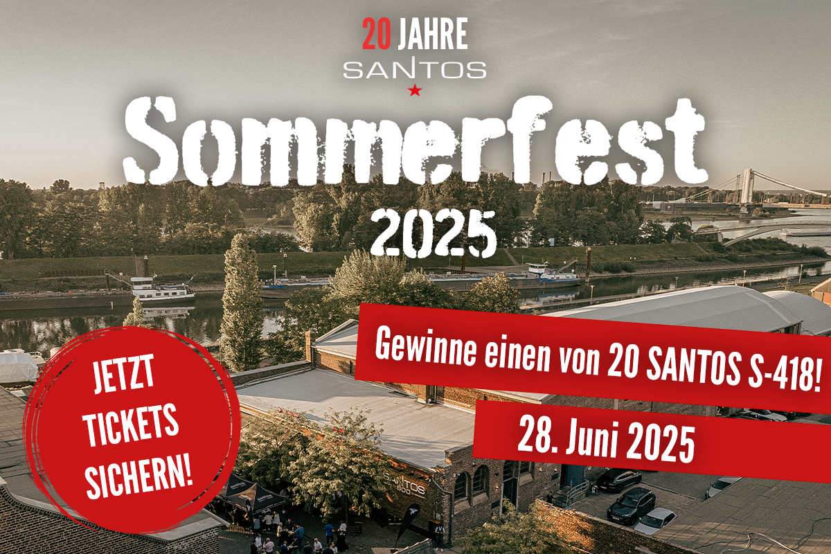 SANTOS SOMMERFEST: Sichert Euch Tickets für das große SANTOS Event am 28.06.2025! Jetzt entdecken