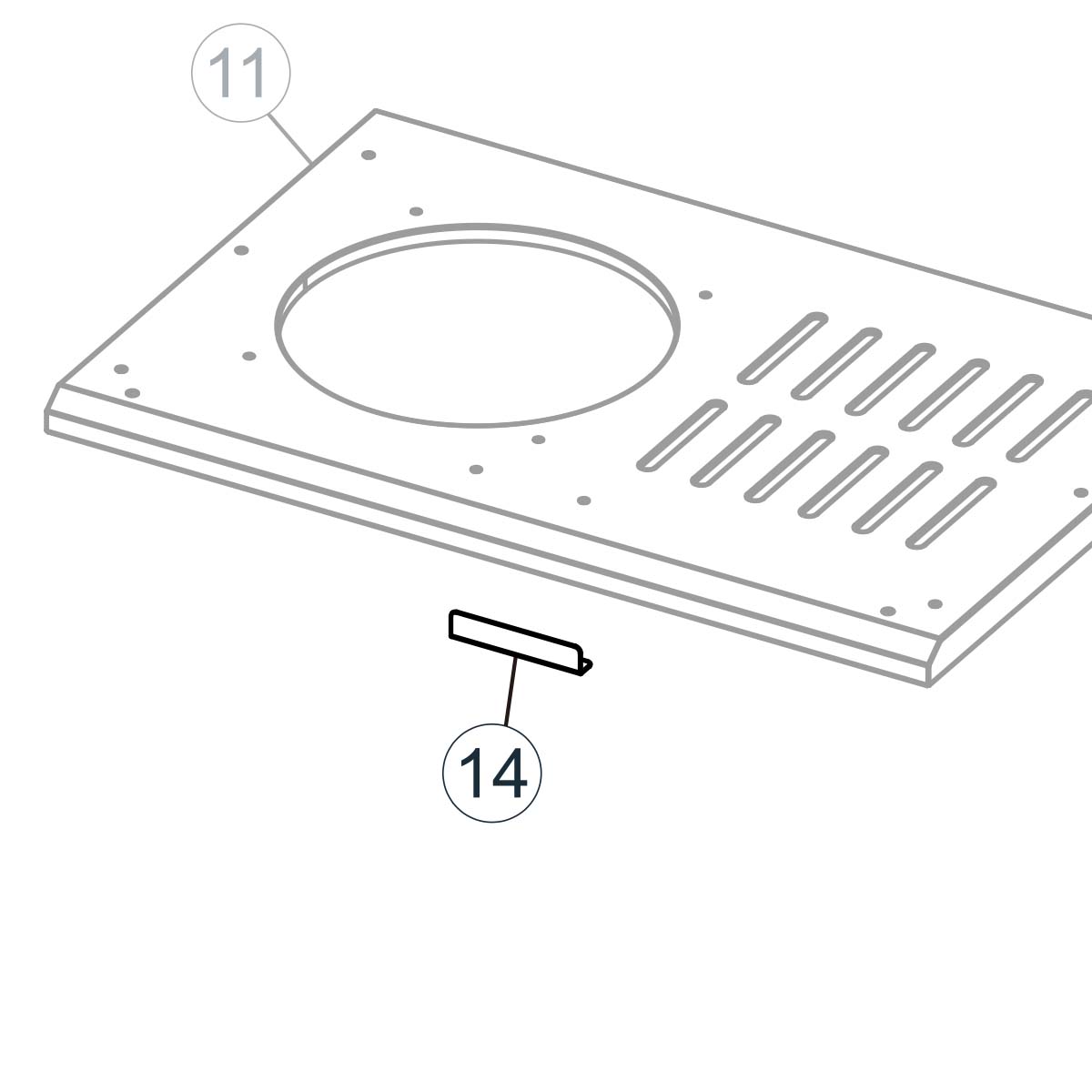 SANTOS Türhalter magnetisch für die SANTOS S-Serie