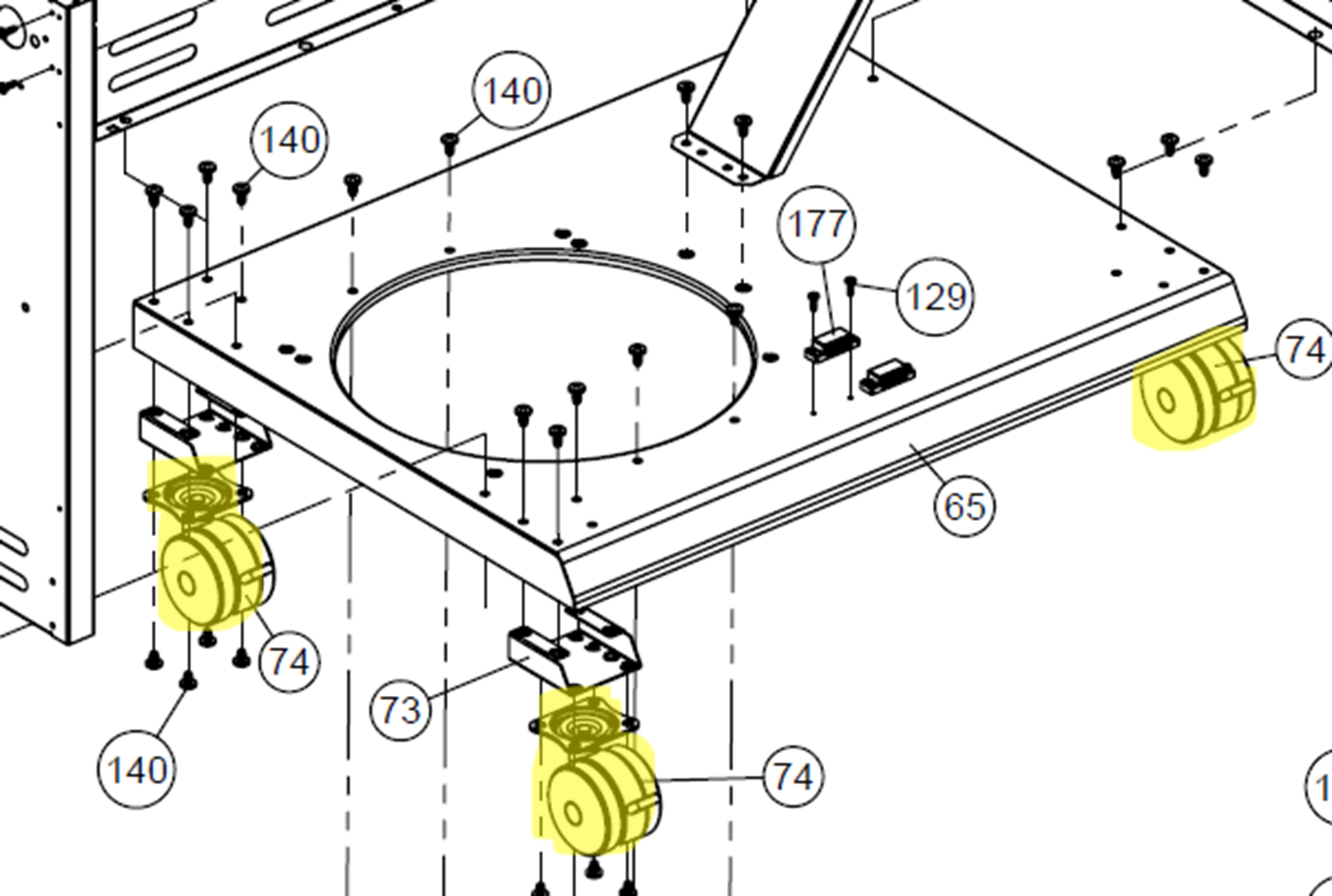 Broil King Feststellrad groß IMPERIAL, REGAL Broil King Feststellrad groß IMPERIAL, REGAL