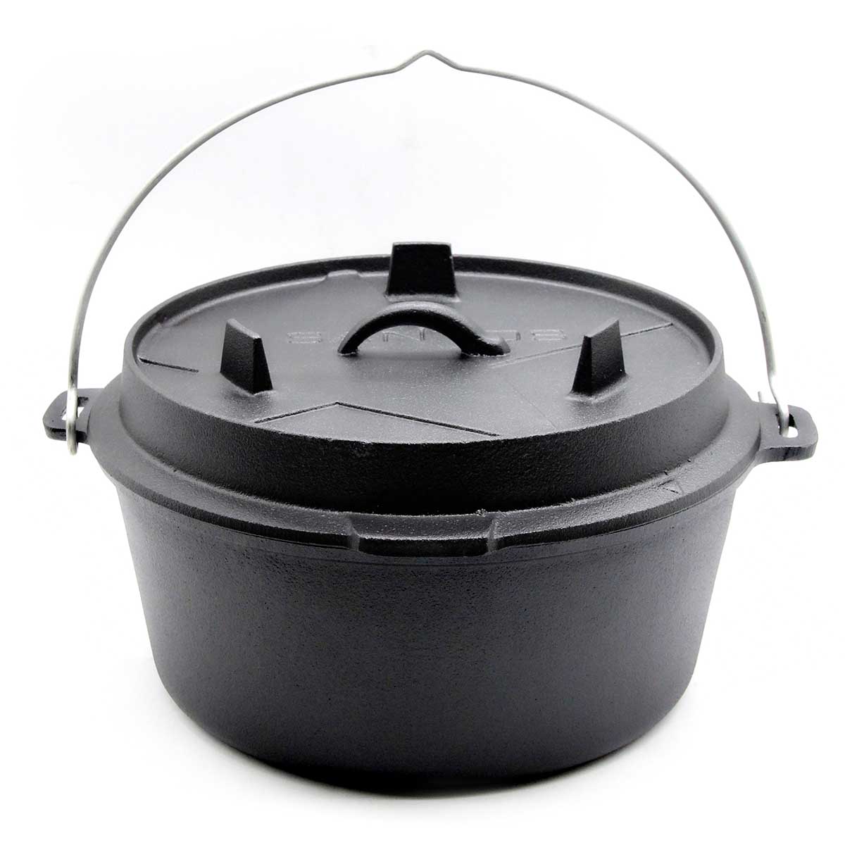 YOUCAMP Dutch Oven DRYCLIP 8,5 - 3er Set Abstandshalter für Feuertöpfe aus  Gusseisen