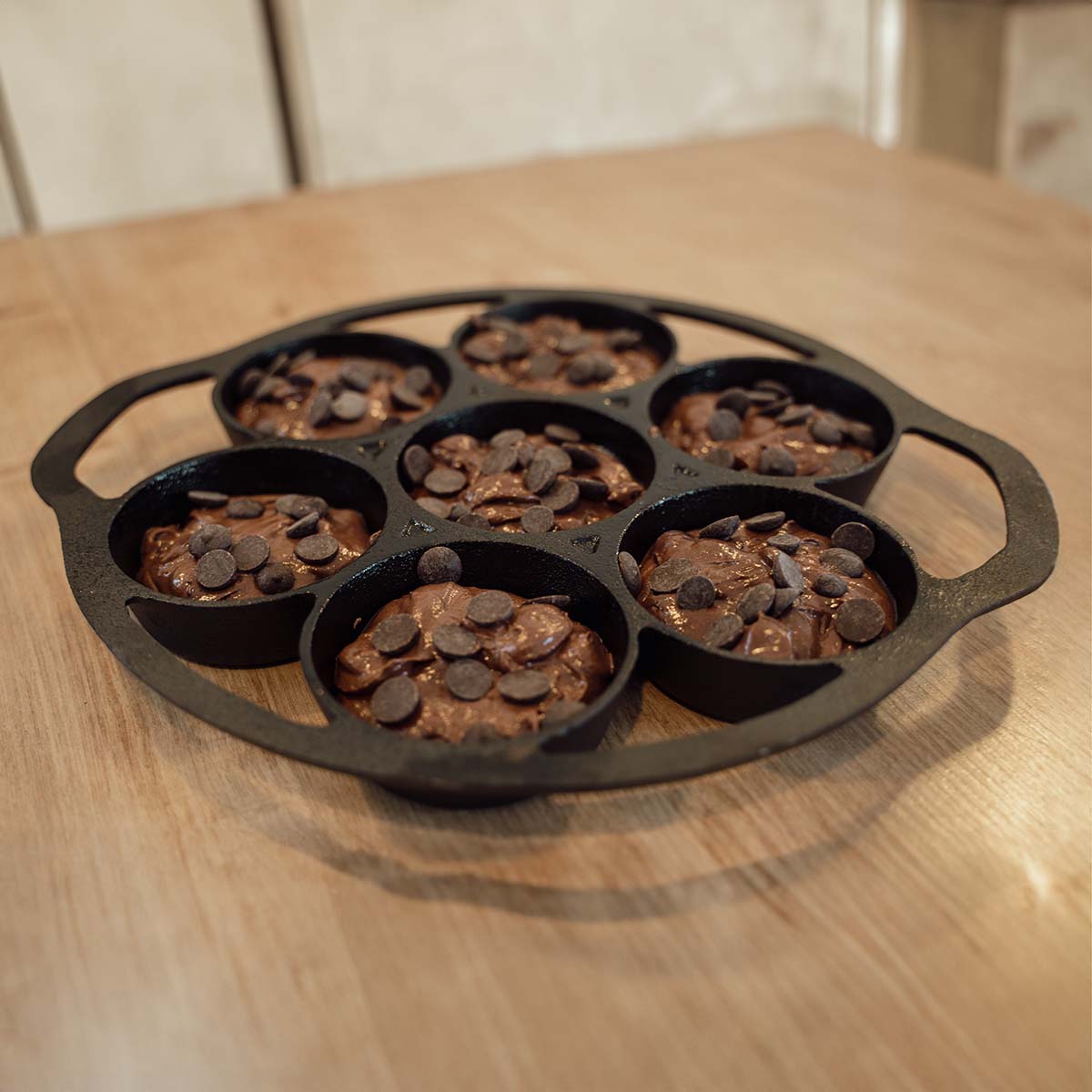 SANTOS Muffinform Gusseisen für 7 Muffins SANTOS Muffinform Gusseisen für 7 Muffins
