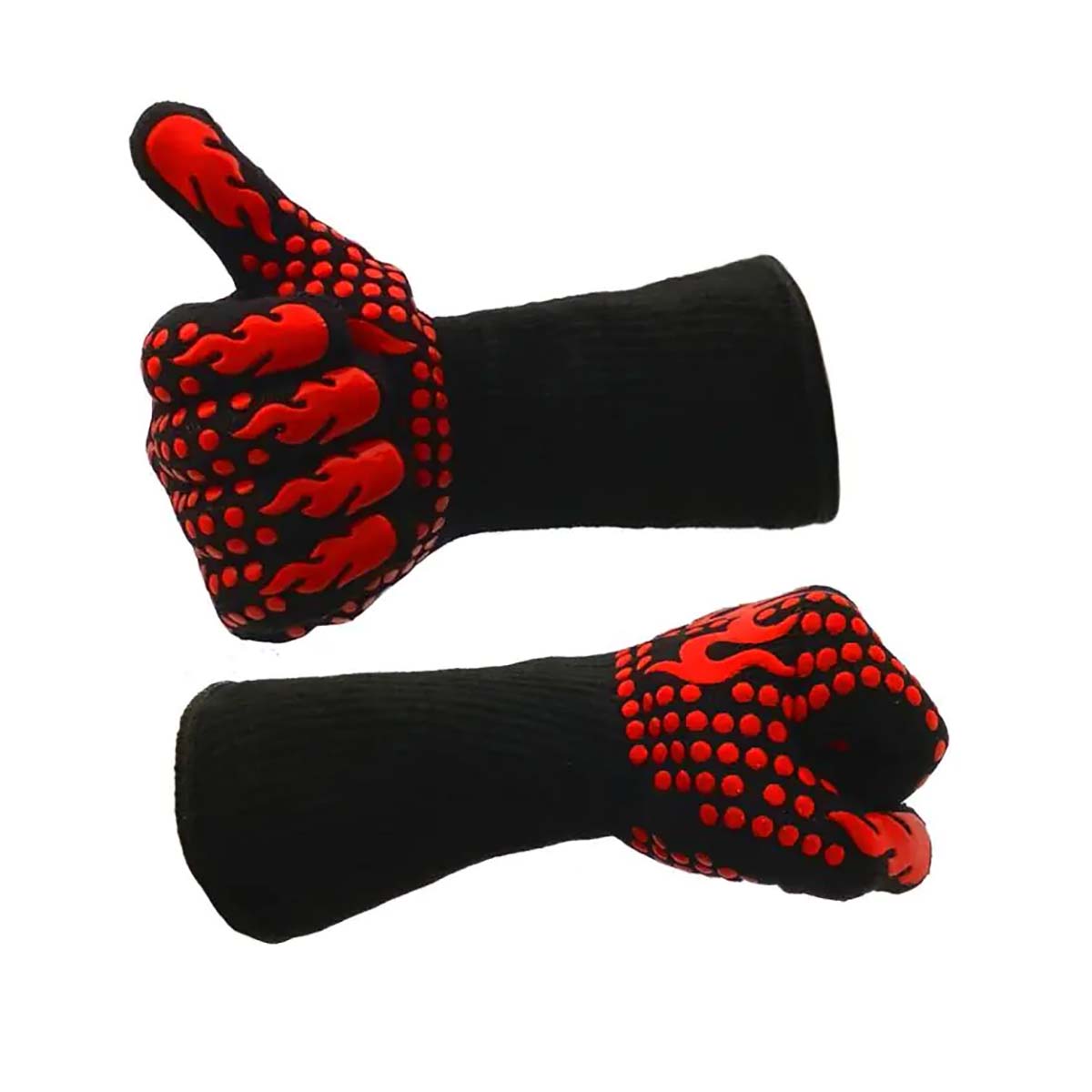 FireRocket Grillhandschuhe, Aramid mit Silikonbeschichtung