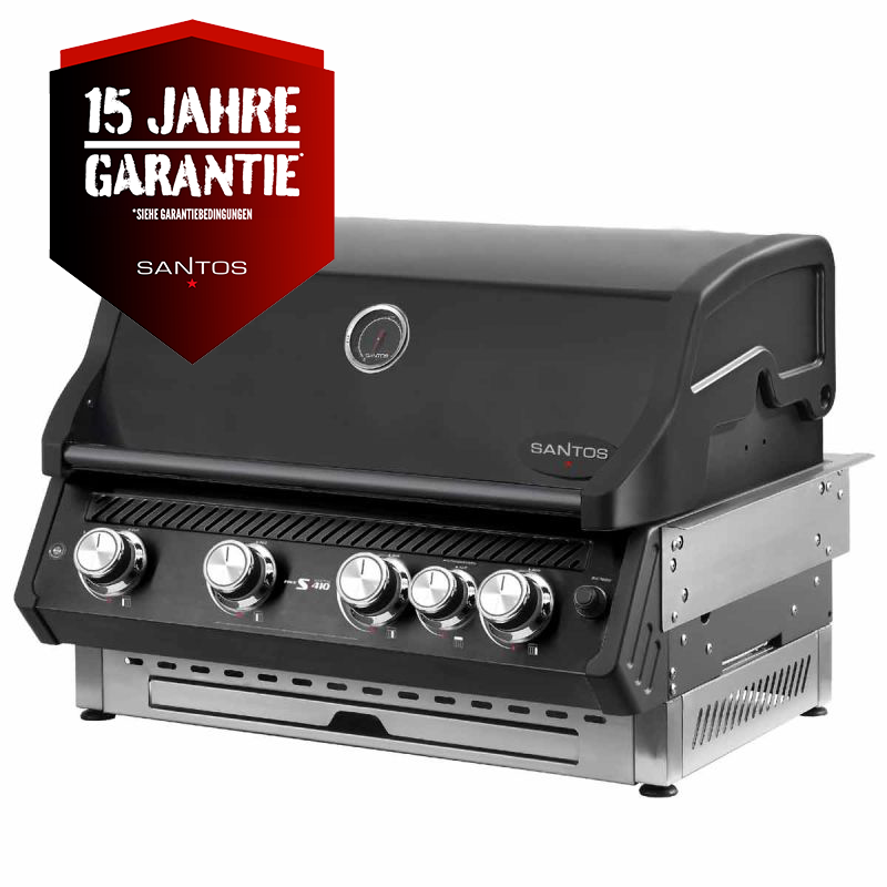 SANTOS Free S-410 PRO Einbaugrill | Heckbrenner | All Black SANTOS Free S-410 PRO Einbaugrill | Heckbrenner | All Black