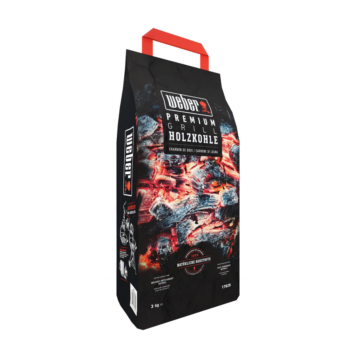 Carbonella Weber Premium 10 Kg - Miscela Faggio E Rovere, Accensione Rapida, Per Grigliate - Foto 12