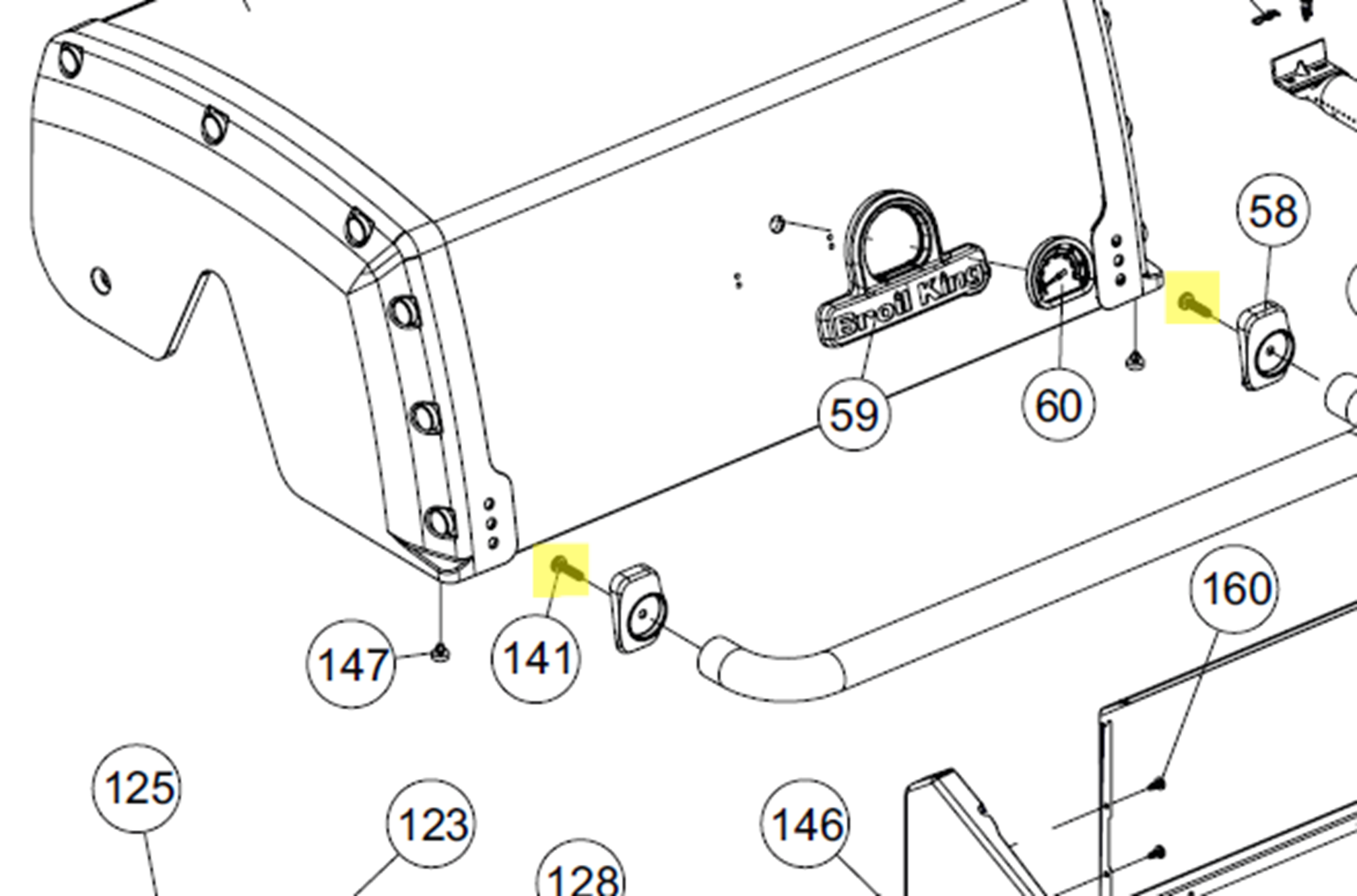 Broil King Schraube 1/4-20x1" BARON | CROWN | IMPERIAL | REGAL Broil King Schraube 1/4-20x1" BARON | CROWN | IMPERIAL | REGAL