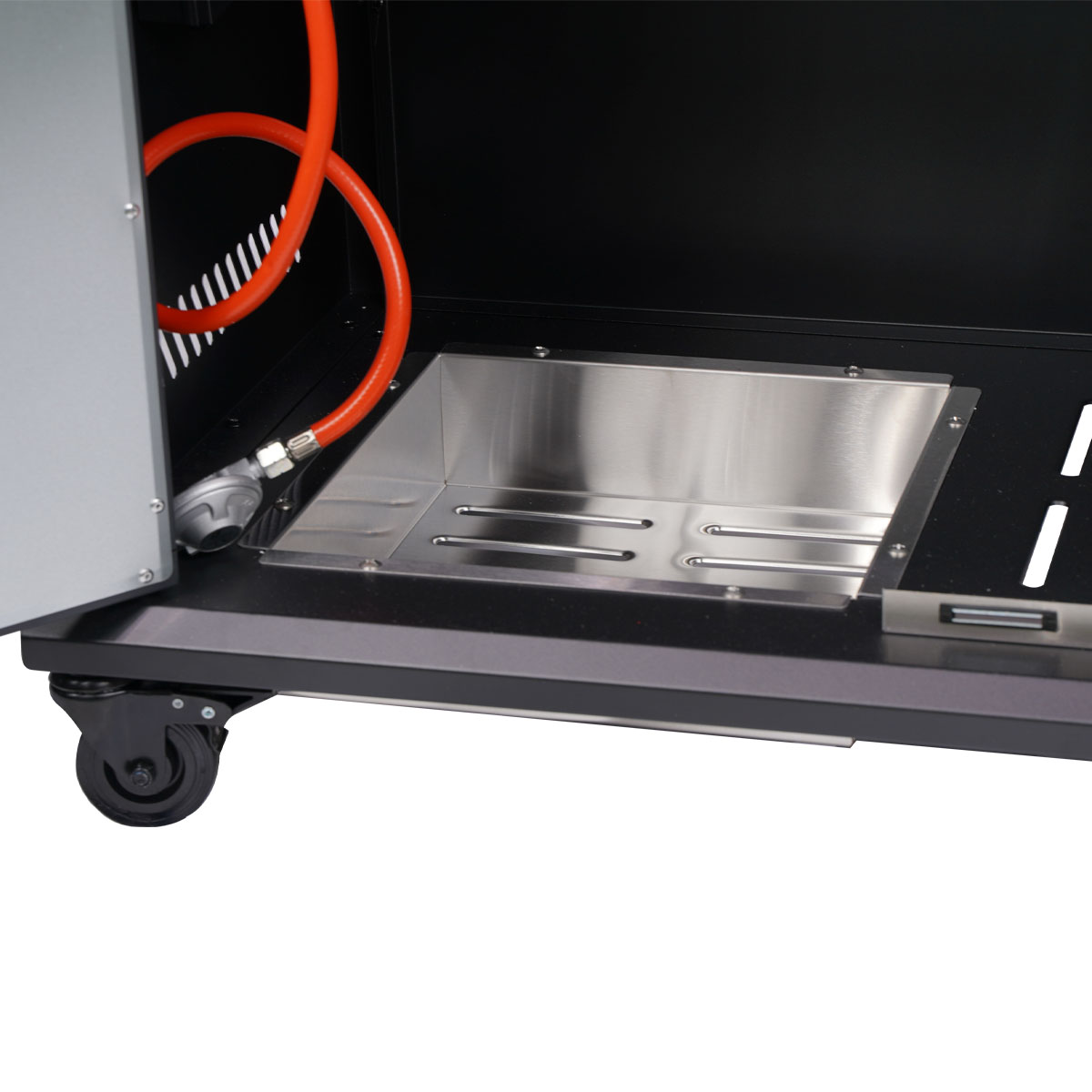 Santos S-518 PRO All Black Matt | Seiten- & Heckbrenner | Ready2Grill Bundle