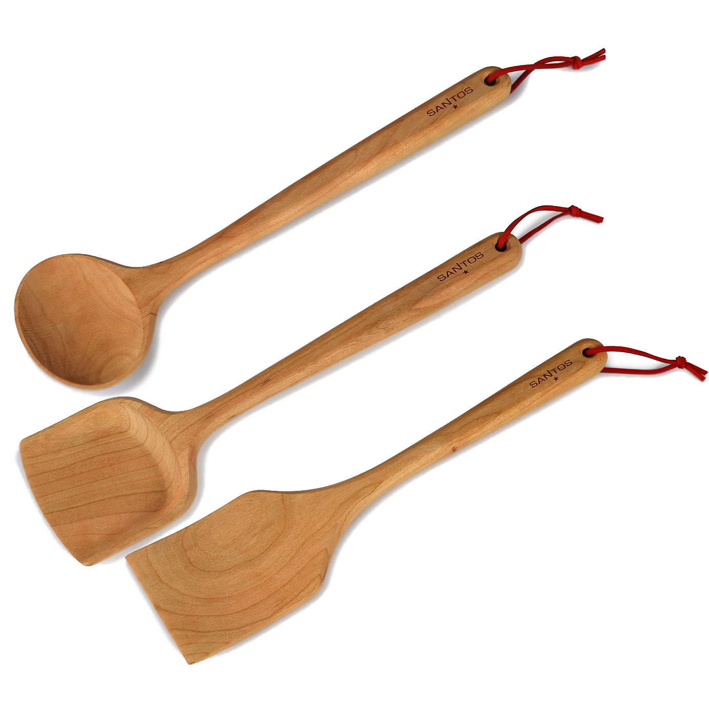 SANTOS Pfannenwender Buchenholz, 40 cm